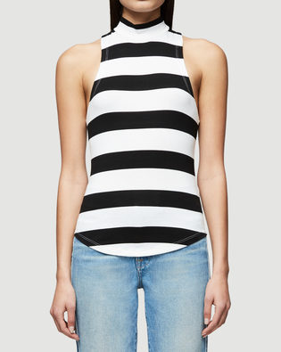 FRAME Denim Mock Neck Tank 107